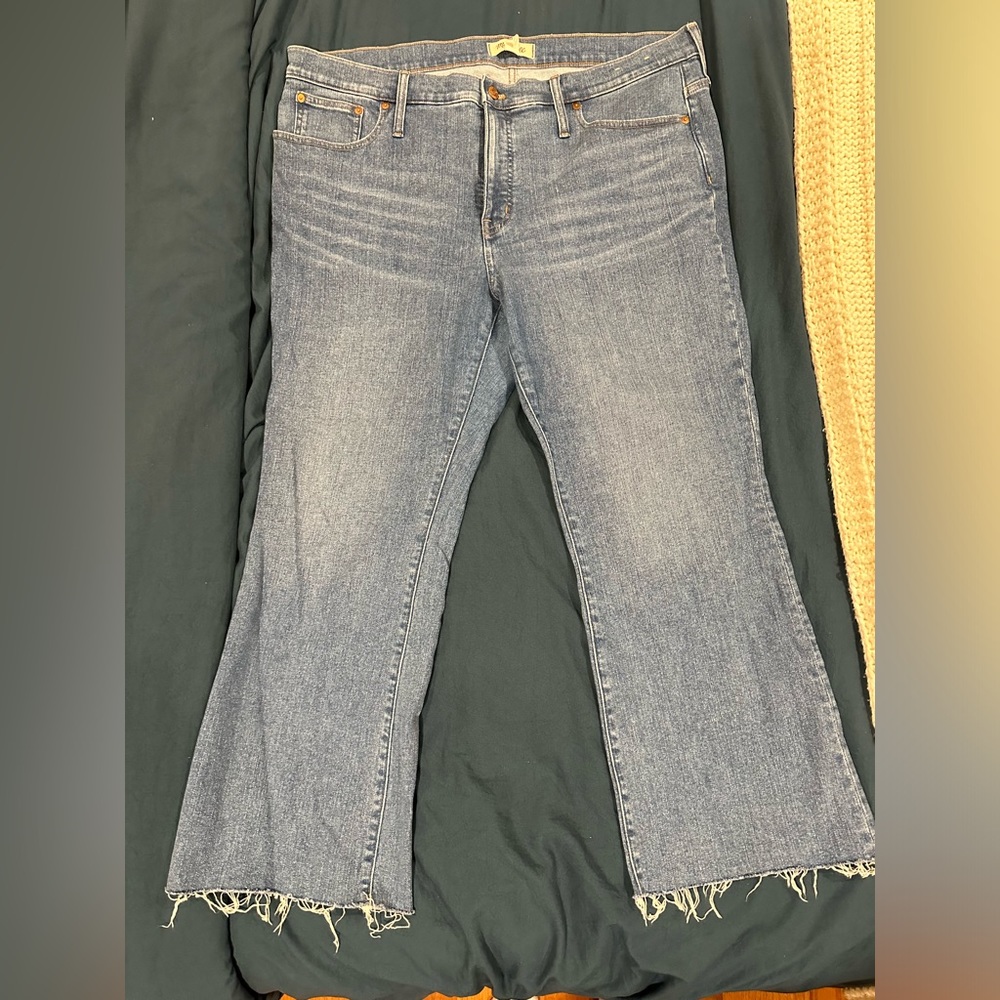 Madewell Klick Out Crop Jeans - Natural Hem